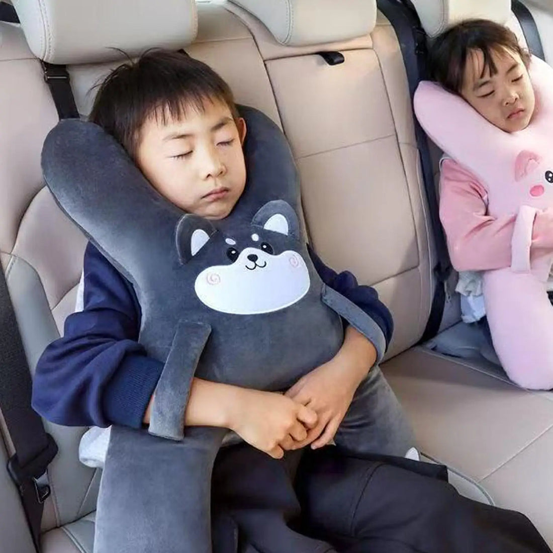 Sleeping Head Support Kids Child Car Car Pillow With Neck Support Animal Toys For Children Boys Girls Travel Road Trip Truck SUV