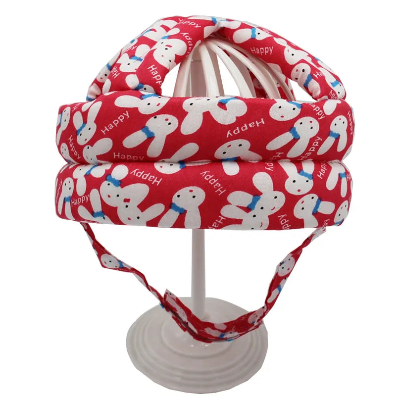 Cotton Infant Toddler Safety Helmet Baby Kids Head Protection Hat for Walking Crawling Baby Learns To Walk The Crash Helmet