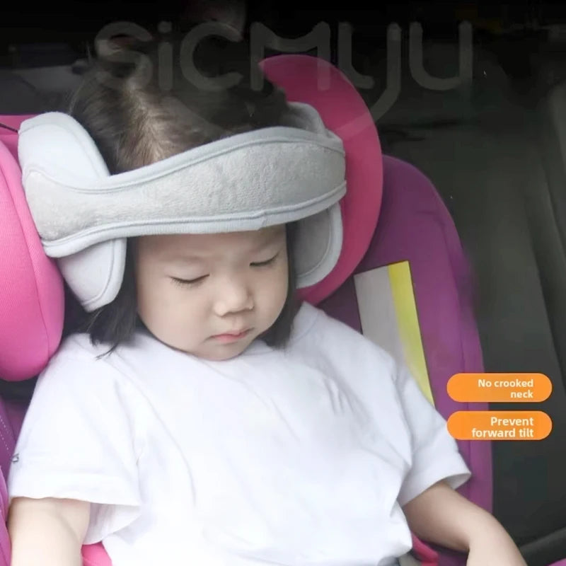 Child Head Support For Car Neck Headrest Sleep Positioner Kids Adjustable Car Seat Pillow Soft Pillow Travel Accessory 1/2PCS